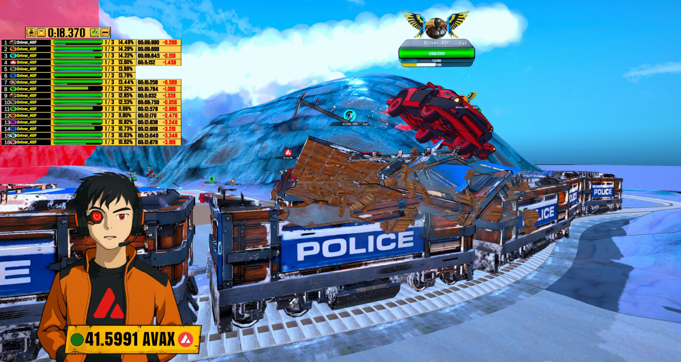 AI commentator view overlays