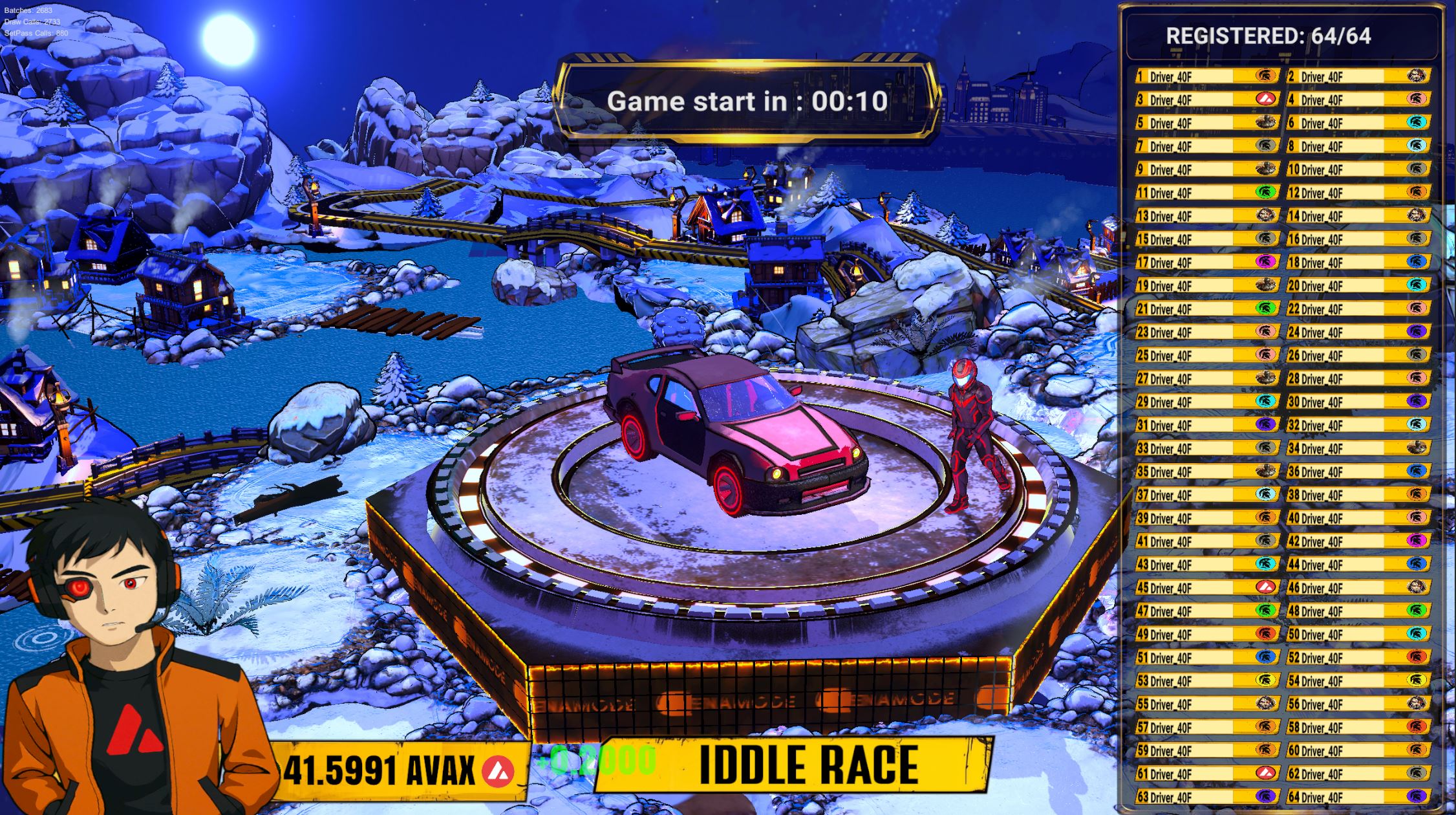 Tournament bracket lobby UI